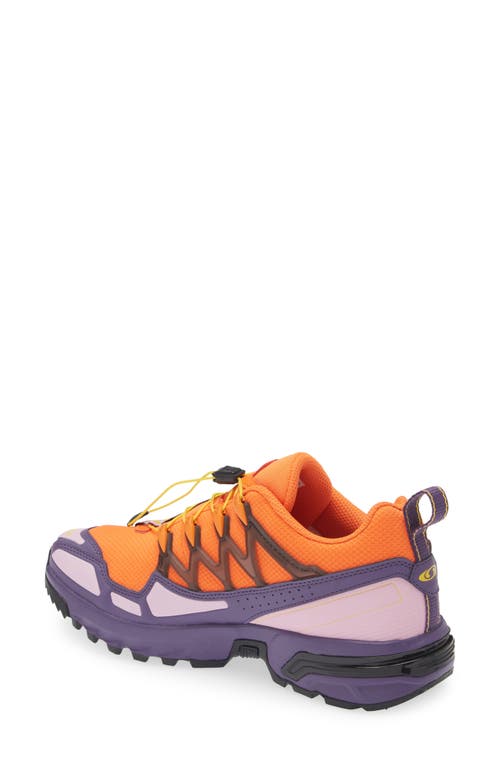 Shop Salomon Gender Inclusive Acs+ Heritage Pack Sneaker In Dragon Fire/purple Reign