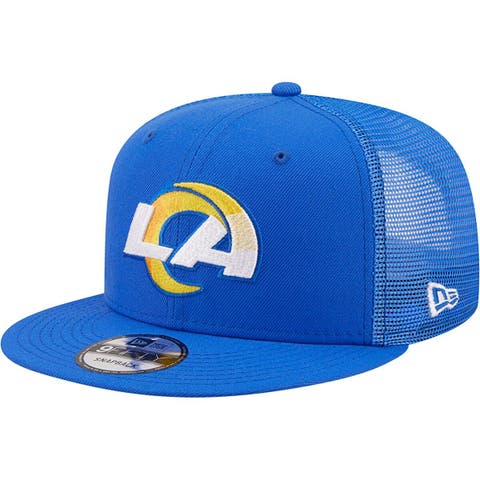 New Era 9FORTY Los Angeles Rams 4th Down Snapback Hat White Royal Blue