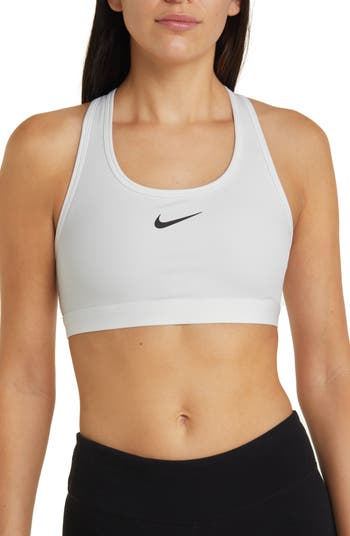 Nike Performance ALATE BRA TANK - Medium support sports bra - smokey  mauve/white/mauve 