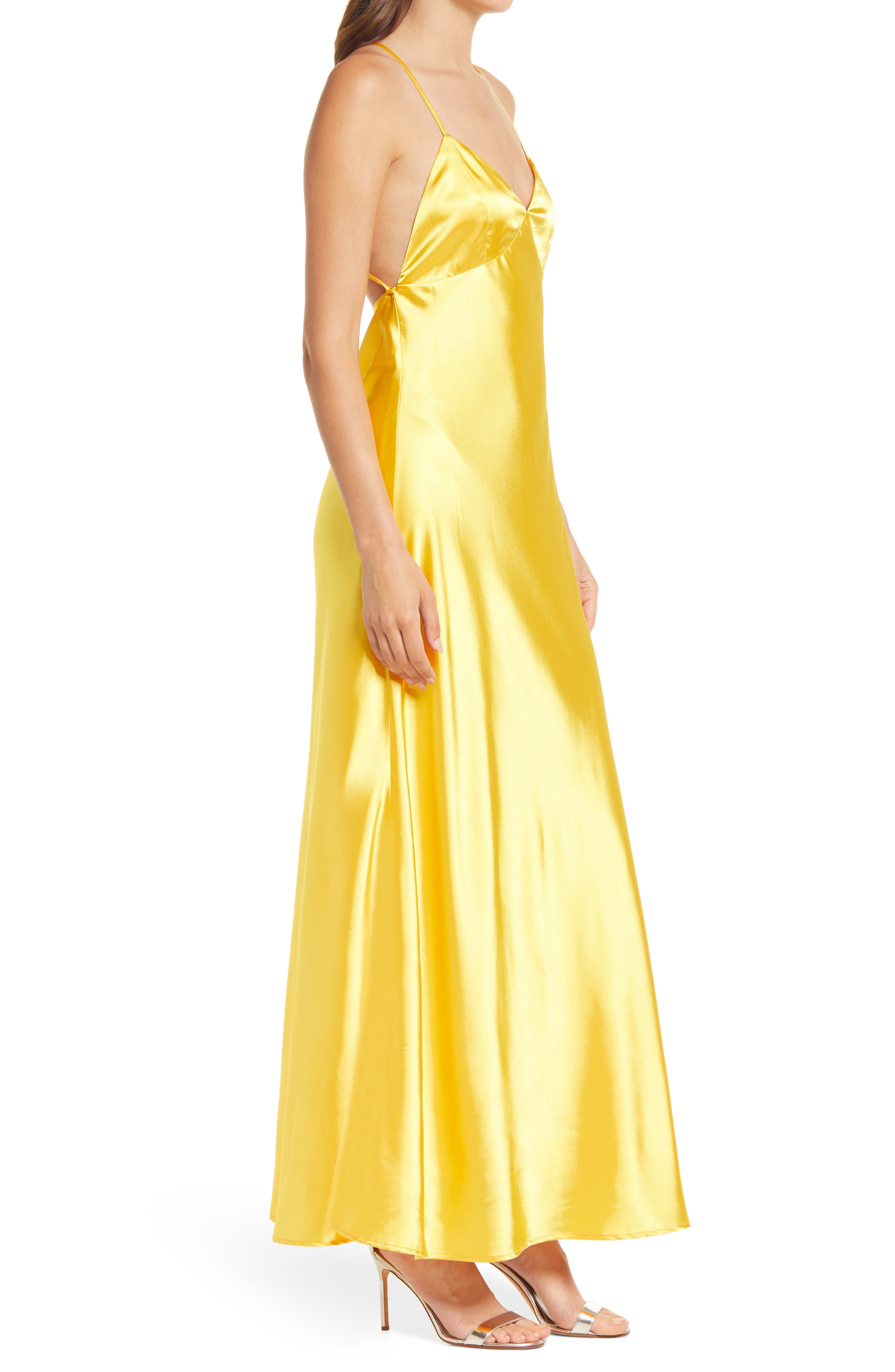 topshop satin chain maxi dress