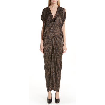 Zero + Maria Cornejo Miu Hair Print Stretch Silk Dress