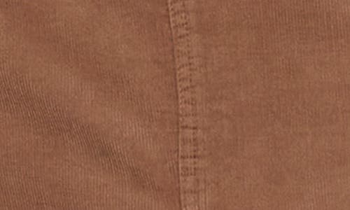 Shop Wash Lab Denim Daily Corduroy Front Slit Skirt In Caramel