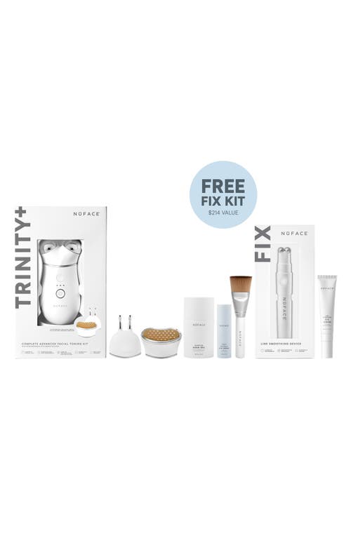 ® NuFACE TRINITY+ Complete & FIX Facial Sculpting Routine (Limited Edition) (Nordstrom Exclusive) $998 Value in White