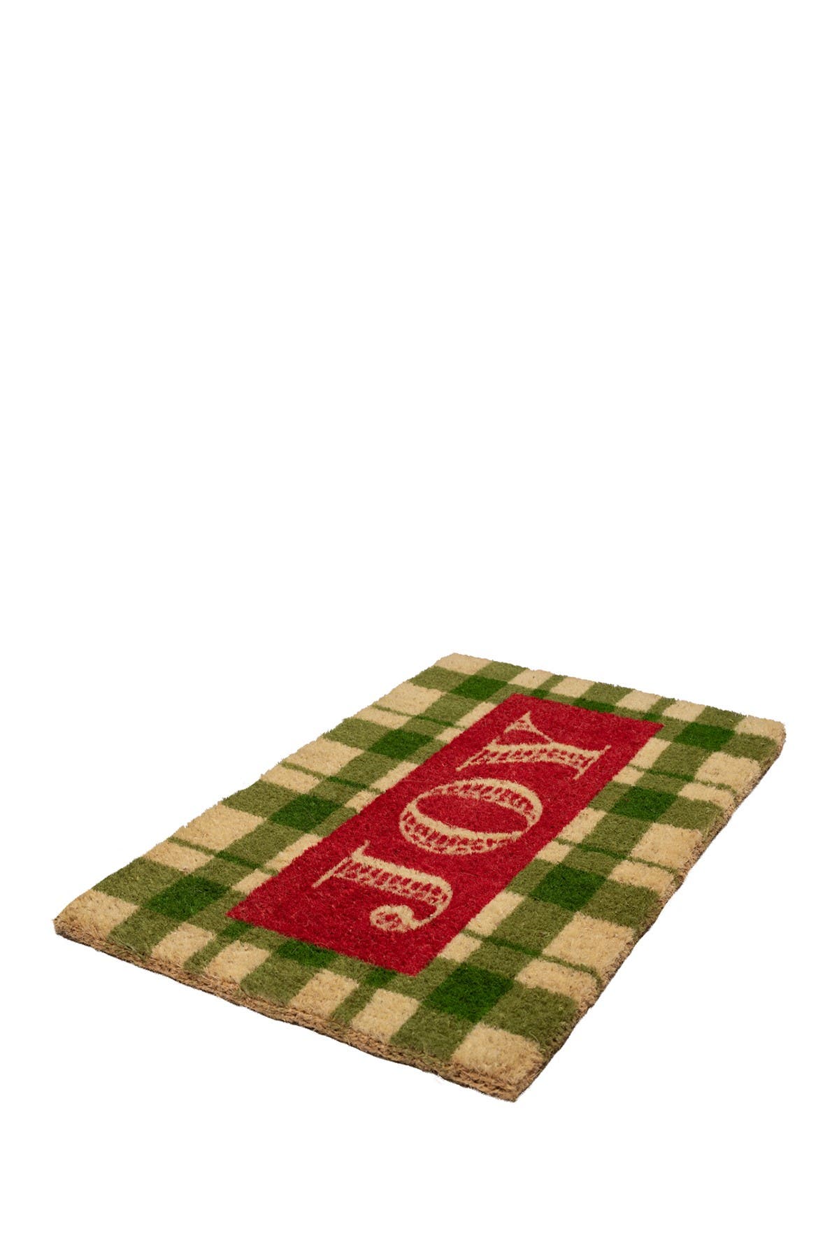 ENTRYWAYS JOY HANDWOVEN COCONUT FIBER DOORMAT