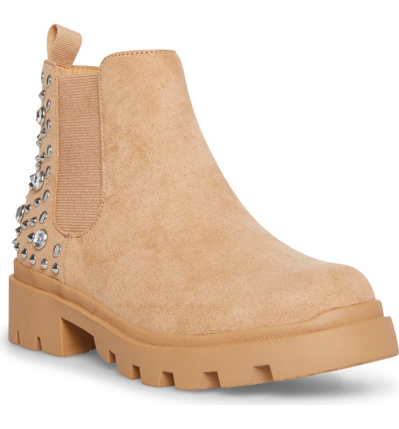 STEVE MADDEN Roar Studded Chelsea Boot, Main, color, BLUSH