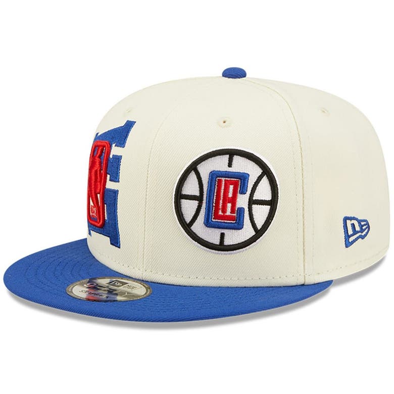 New Era Cream/royal La Clippers 2022 Nba Draft 9fifty Snapback ...