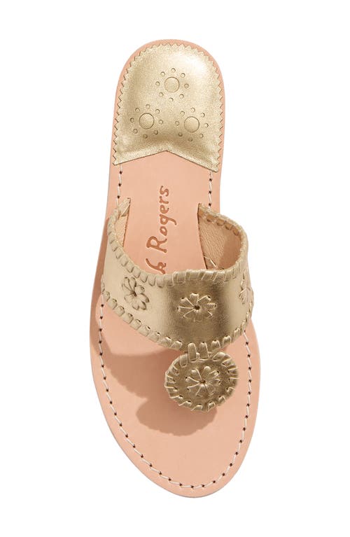 Jack Rogers Jacks Flip Flop In Platinum/platinum