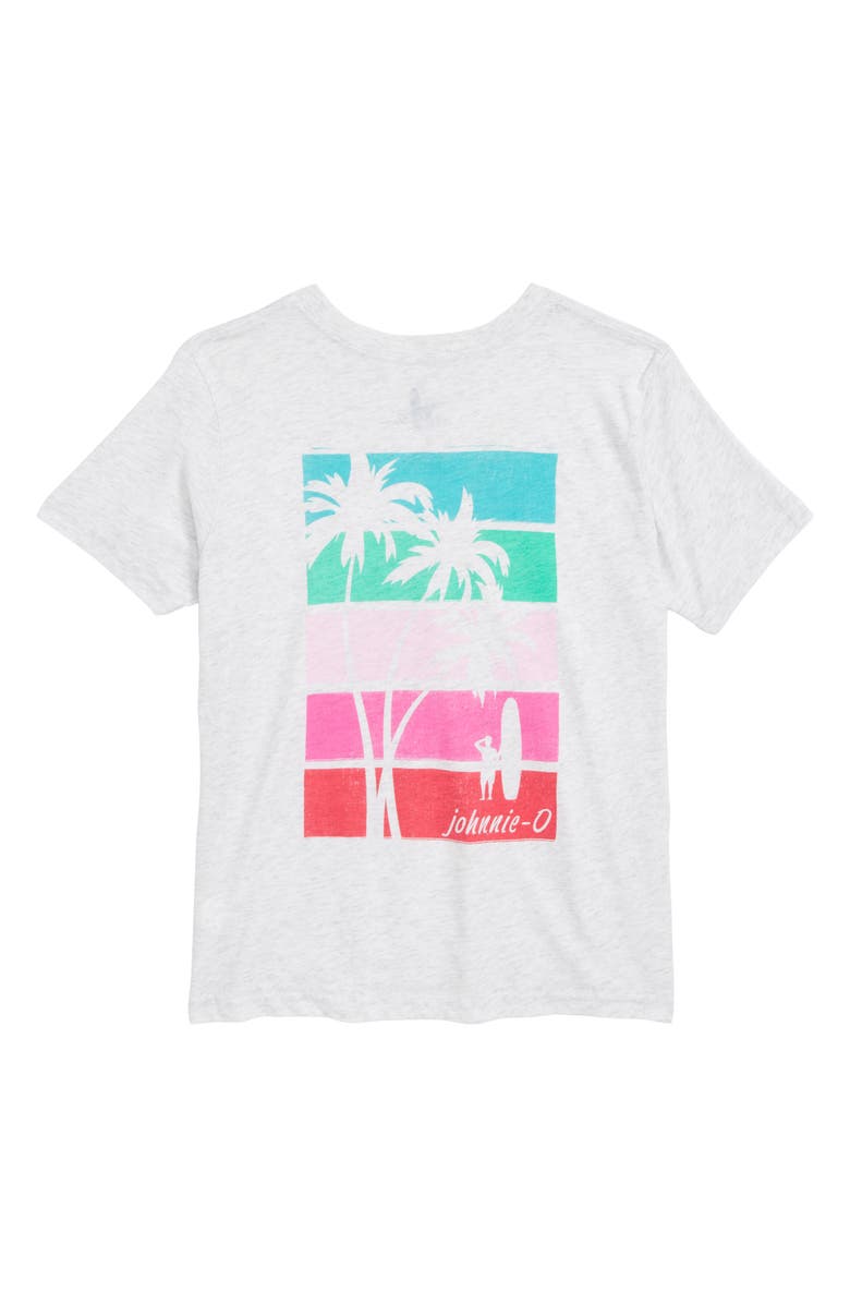 johnnie-O Palm Stripes T-Shirt, Alternate, color, 