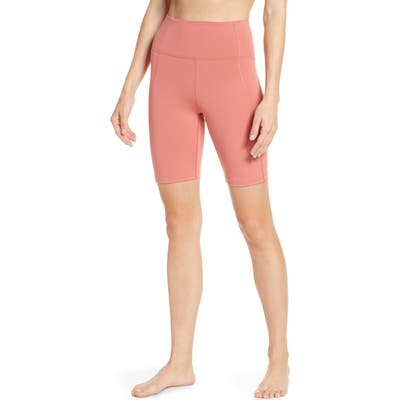 Girlfriend Collective High Waist Bike Shorts, Pink