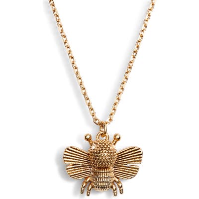 Kate Spade New York All Abuzz Bee Mini Pendant Necklace