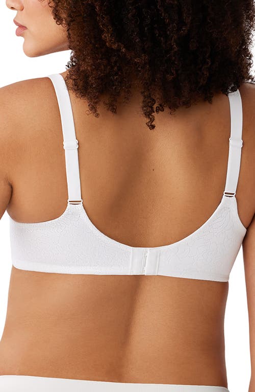 Wacoal Women's Inside Job Full Coverage Underwire Bra 855345 In White