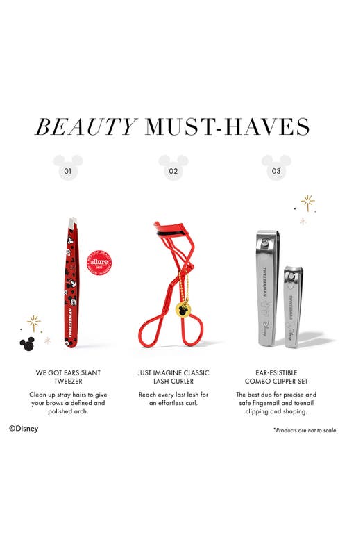 Tweezerman Disney Mickey Mouse And Minnie Mouse We Got Ears Mini Slant Tweezer In We Got Ears