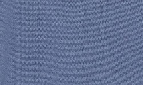 Original Penguin Half Zip Cotton Jersey Sweater In Vintage Indigo