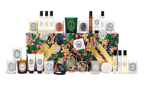 Shop Diptyque Advent Calendar 25-piece Scented Treasures Set In No Color