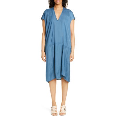 Zero + Maria Cornejo Tero Drift Shift Dress, Blue