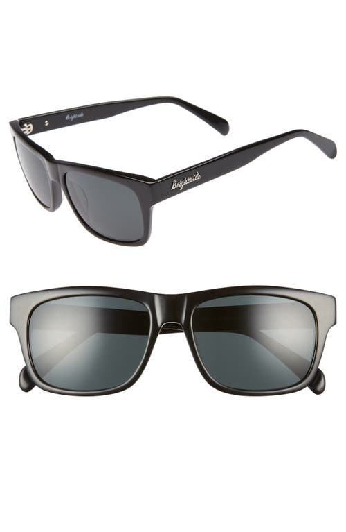 Brightside Wilshire 55mm Square Sunglasses in Black/Grey