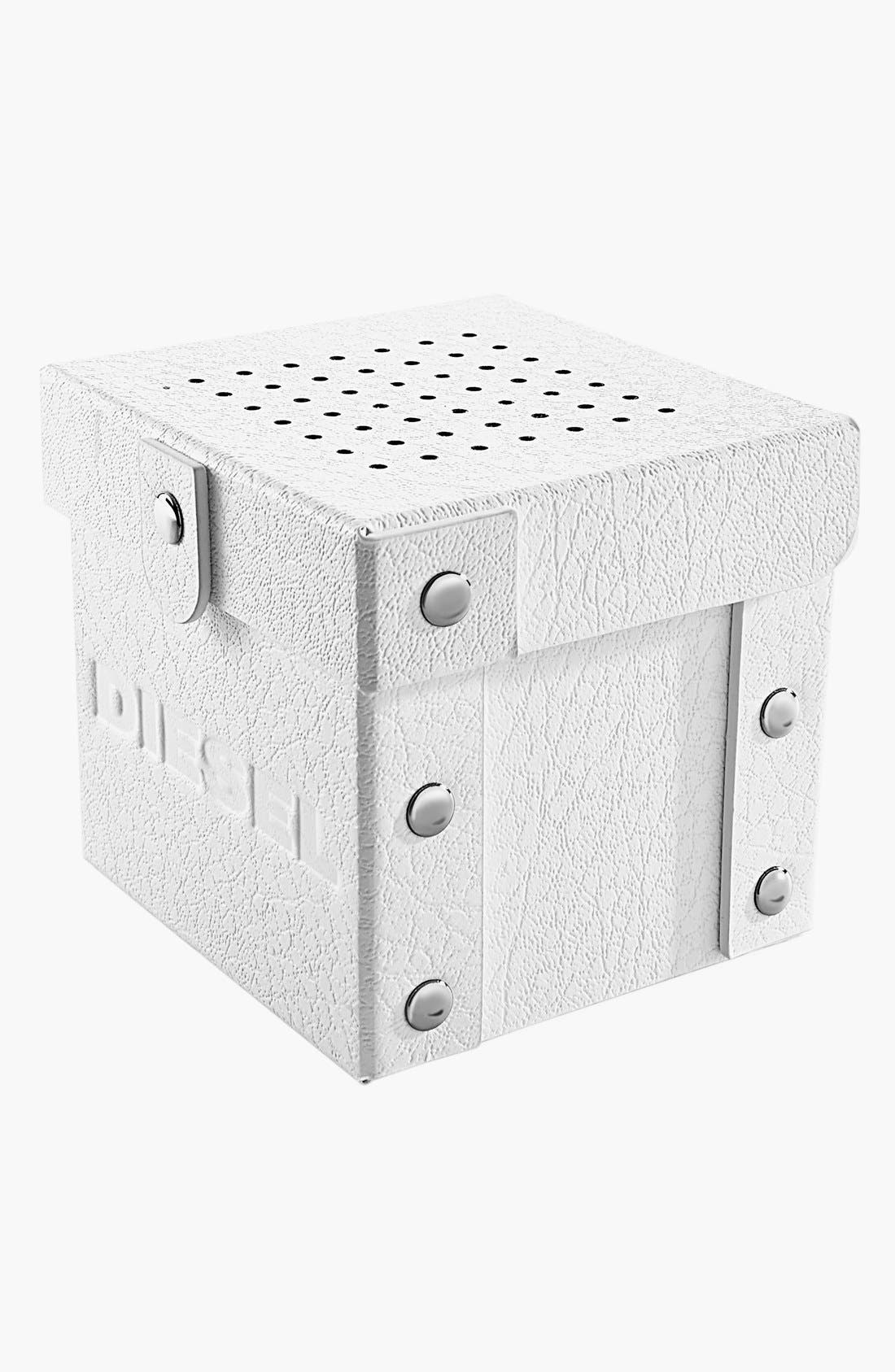 DIESEL<SUP>®</SUP>,
                                        'Mr. Daddy' Leather Strap Watch, 58mm,
                                        Alternate thumbnail 4, color,
                                        001