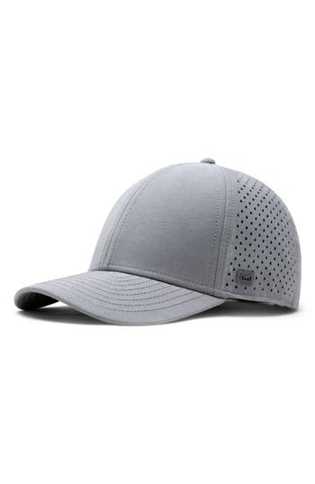 Melin Hydro A-game Snapback Baseball Cap In Light Grey/maroon