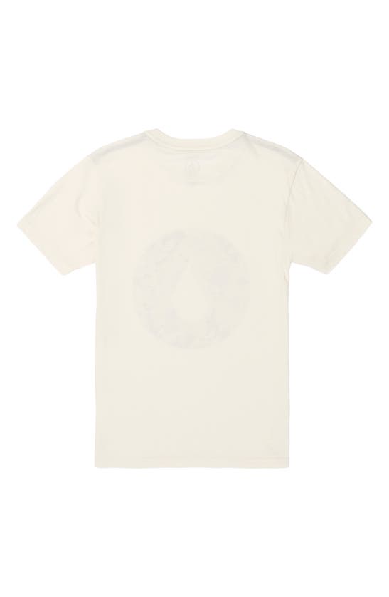 Shop Volcom Kids' Fill It Up Cotton Blend Graphic T-shirt In Off White Heather