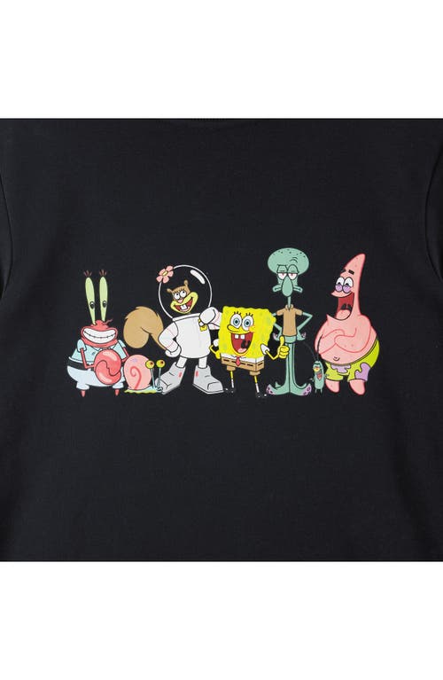 Shop Andy & Evan Kids' Spongebob Squarepants™ Stonewashed Graphic Sweatshirt In Bka