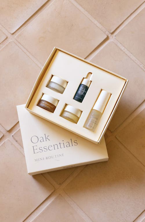 Shop Oak Essentials Mini Routine Set $75 Value In No Color