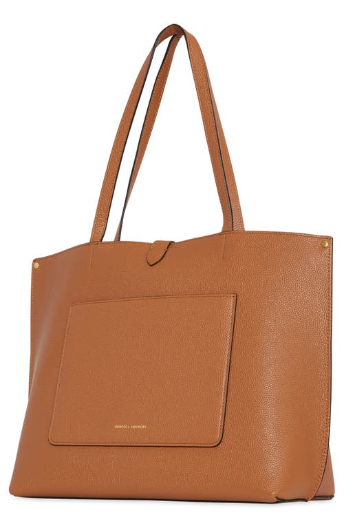 Shop Rebecca Minkoff Megan Leather Tote In Caramello/caramello