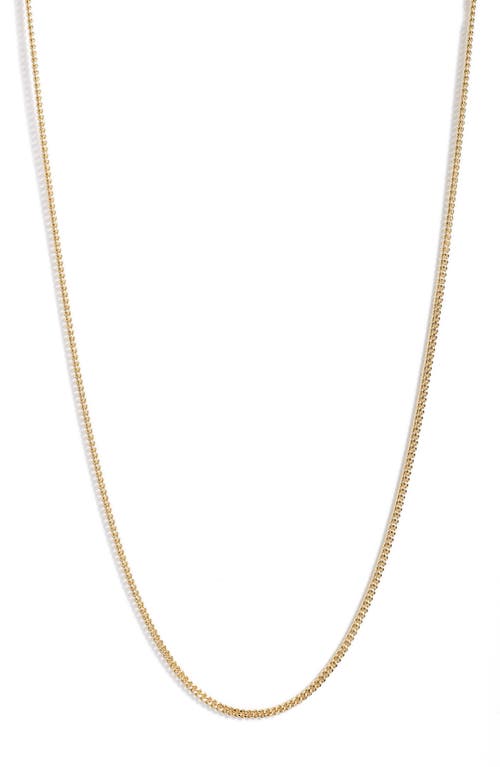 Nordstrom Cuban Chain Necklace Gold at Nordstrom,