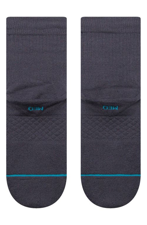 Shop Stance Icon Quarter Crew Socks In Navy