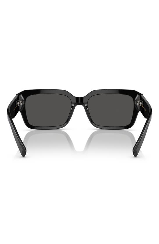 Dolce & Gabbana 56mm Square Sunglasses In Black