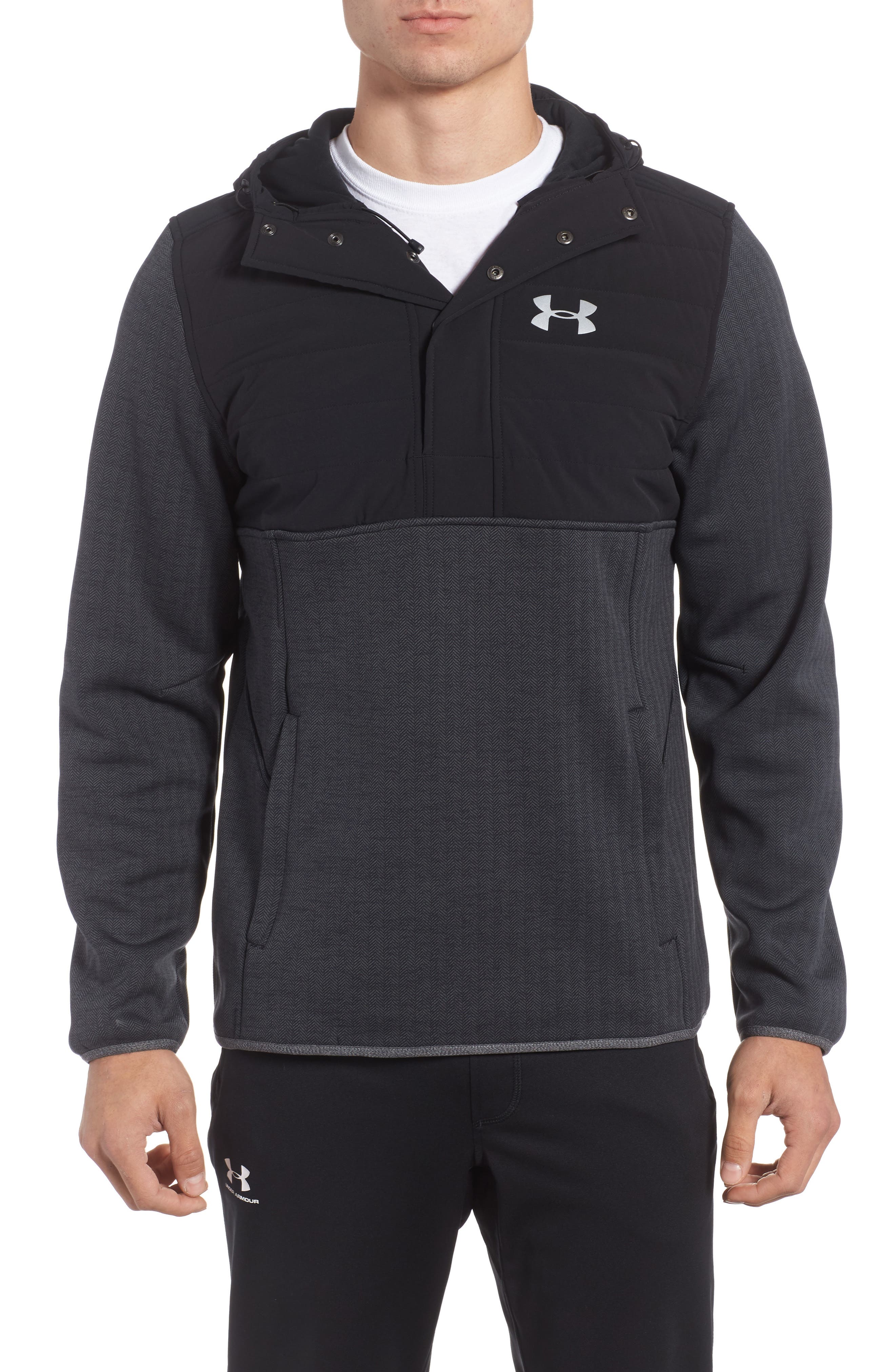 under armour henley hoodie