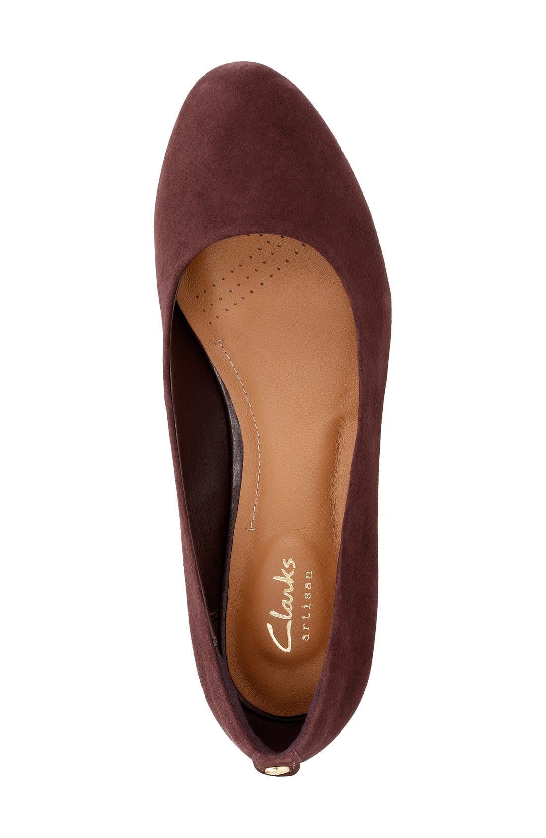 clarks vendra bloom wedge pump