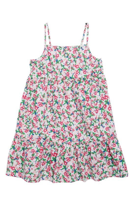 Harper Canyon Kids' Tiered Embroidered Dress In Pink English Ditsy Pop Floral
