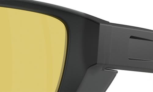 Scuderia Ferrari 61mm Rectangular Sunglasses In Yellow