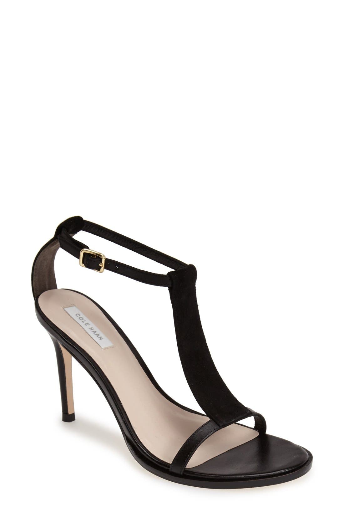 cole haan t strap sandal