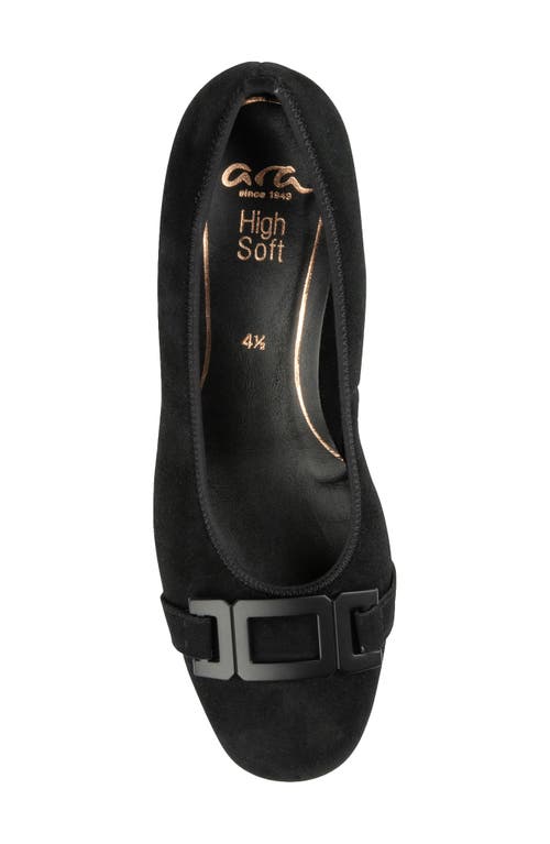 Ara Gallant 2 Pump In Black/suede