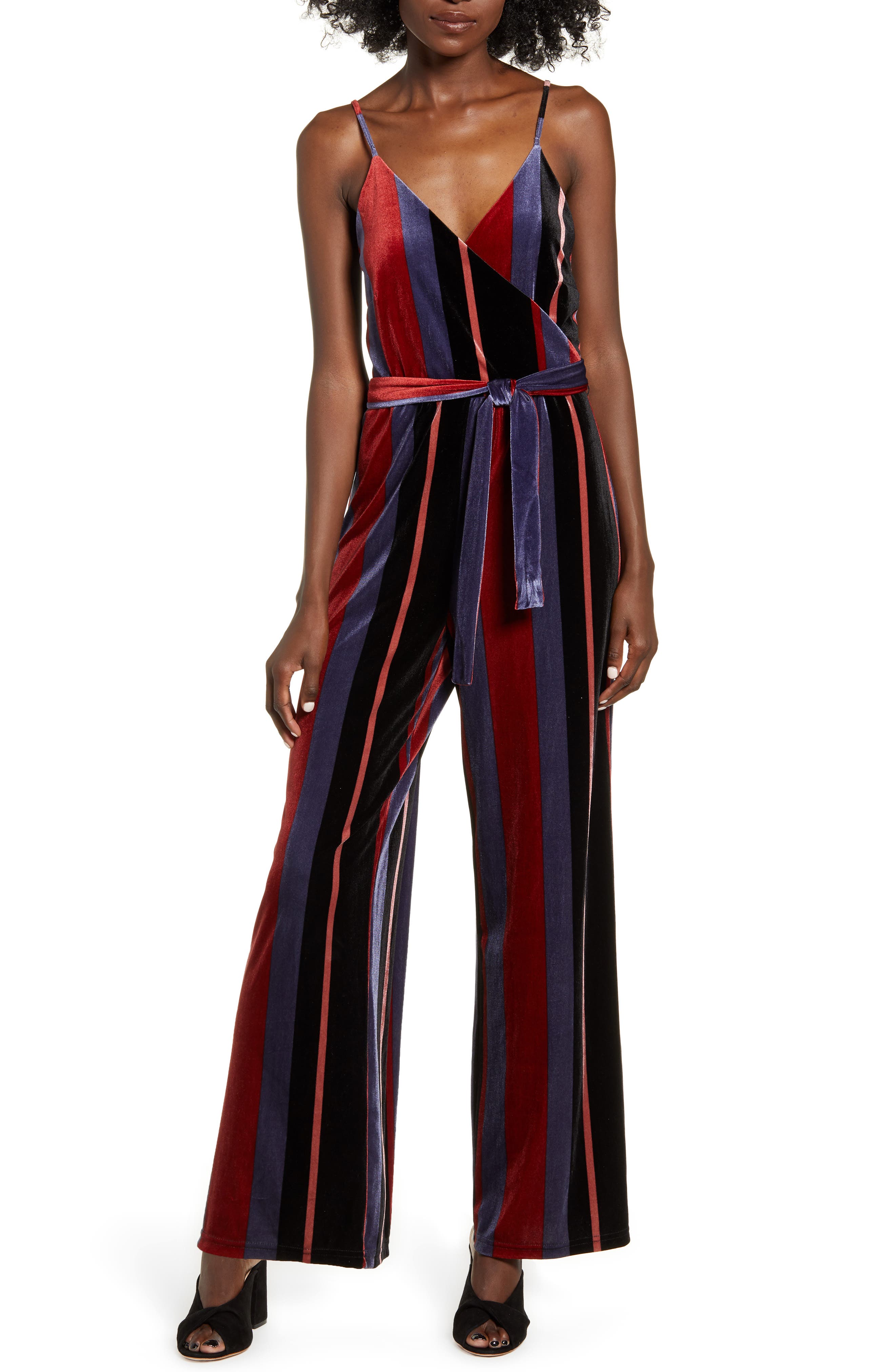 velvet jumpsuit nordstrom