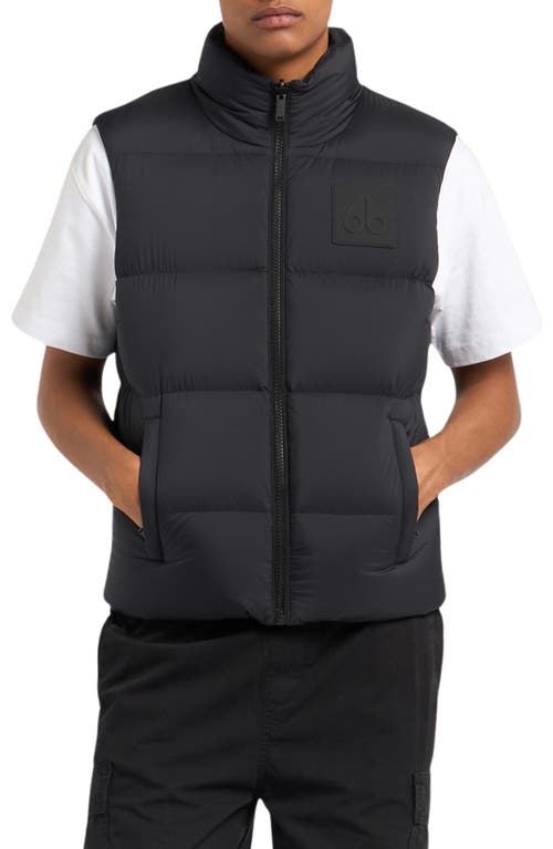 Shop Moose Knuckles King Reversible Down Puffer Vest<br /> In Black