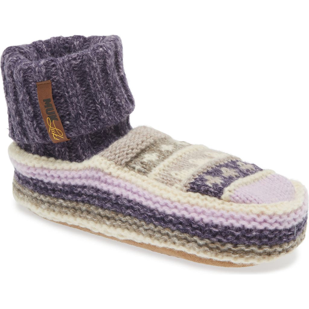 Muk Luks Slipper Socks In Winters Dusk