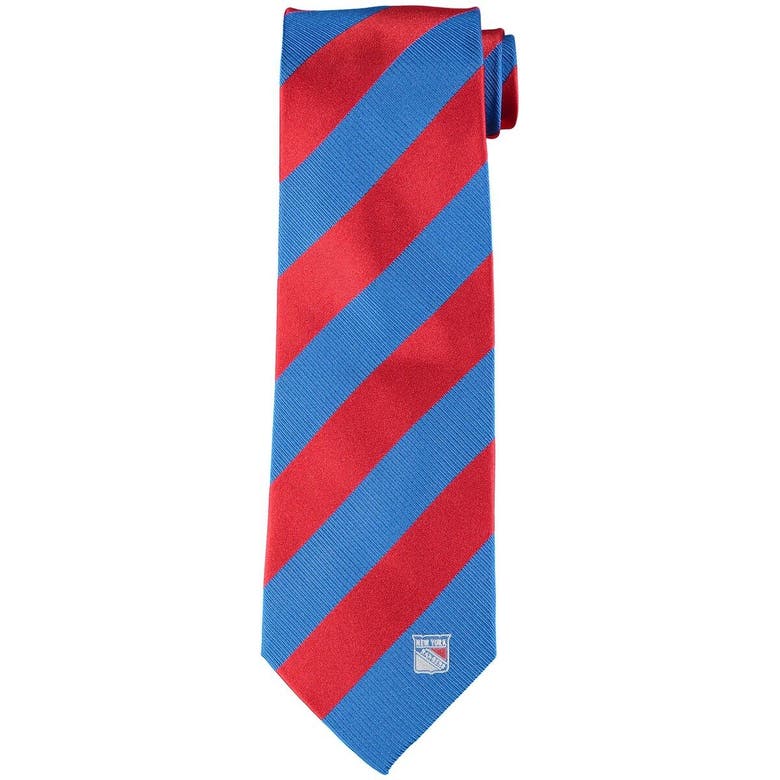 Eagles Wings New York Rangers Regiment Woven Silk Tie In Blue