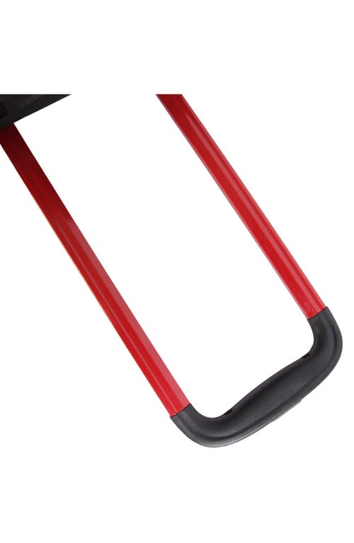 Hurley Swiper 29" Hardshell Spinner Suitcase In Black/red