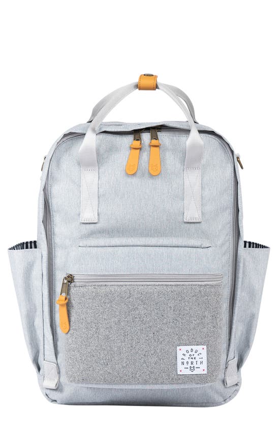 Product Of The North Babies' Elkin Sustainable Diaper Backpack In Heather Grey