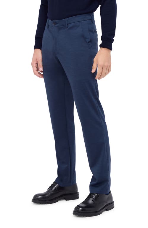 Shop Bugatchi Slim Fit Stretch Chino Pants In Cobalt