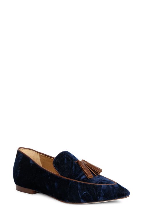 SAINT G Simona Pointed Toe Velvet Smoking Slipper at Nordstrom,