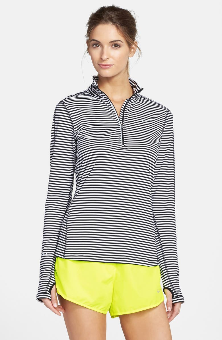 Nike stripe half zip Clearance