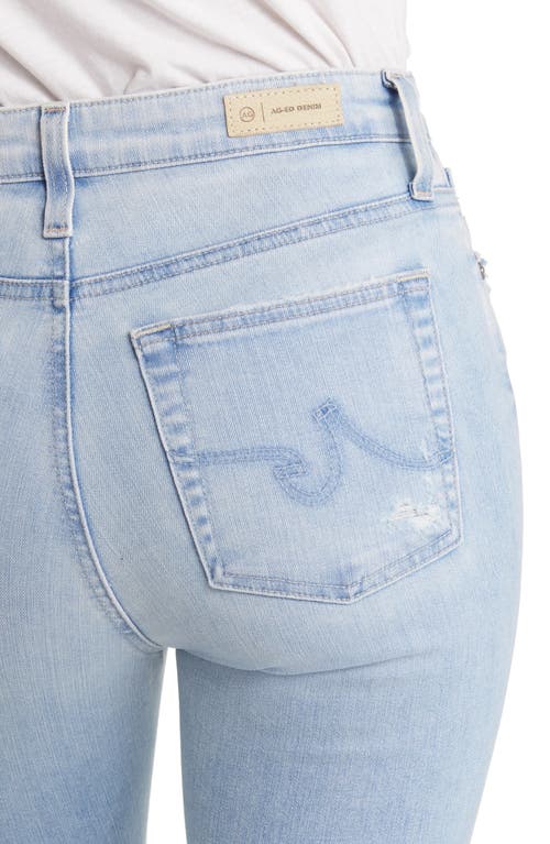 Ag Farrah High Waist Fray Hem Bootcut Jeans In 21 Years Coastline