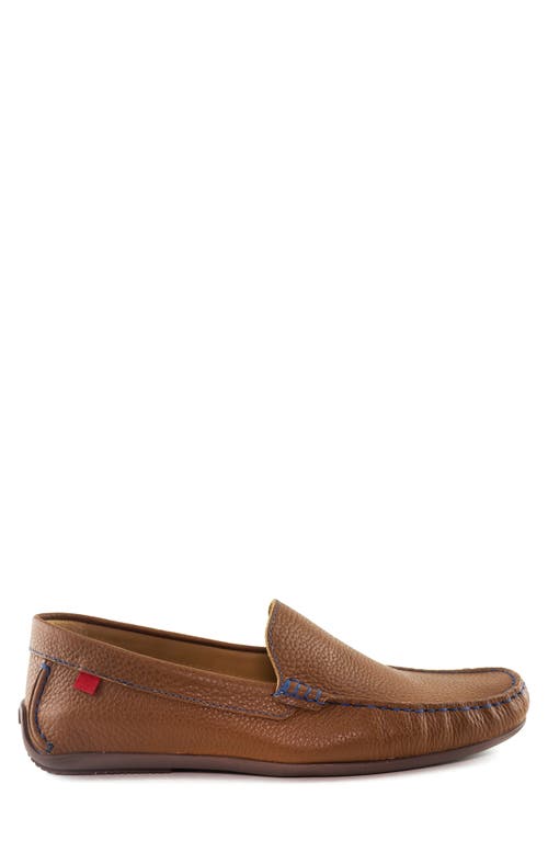 Shop Marc Joseph New York 'broadway' Driving Shoe In Cognac Grainy