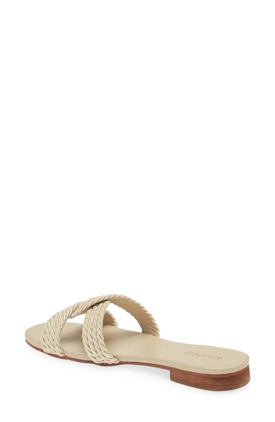 Shop Kaanas Olas Slide Sandal In Oat