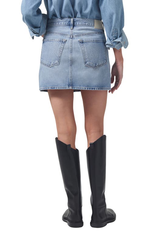 Shop Citizens Of Humanity Ramona Denim Miniskirt In Fiesta