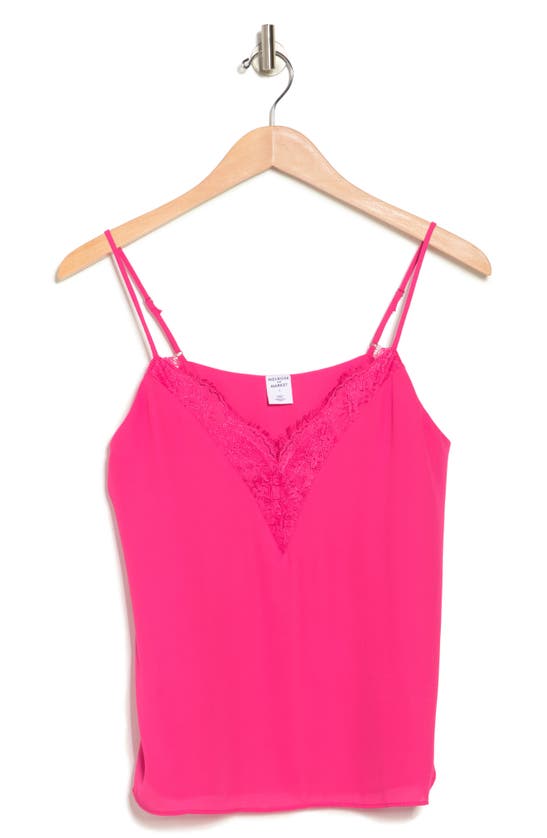 Melrose And Market Lace Cami In Pink Magenta