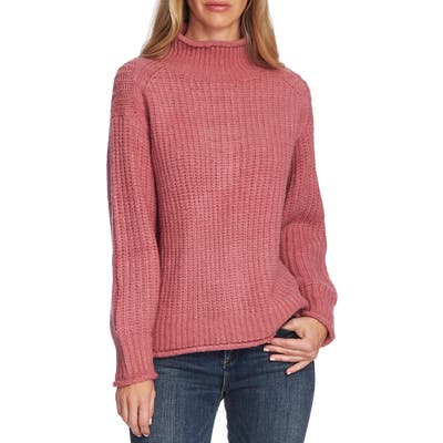 Vince Camuto Mock Neck Sweater, Pink